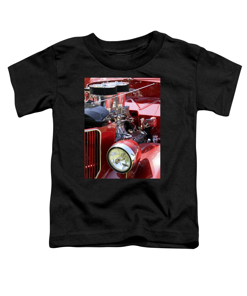 Classic Toddler T-Shirt featuring the photograph Red Ford by Bob Slitzan