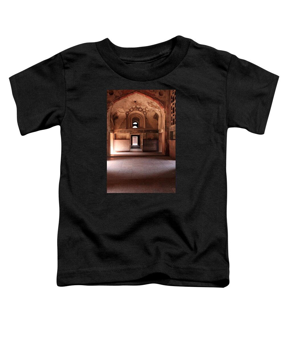 India Toddler T-Shirt featuring the photograph Red Fort Agra India by Aidan Moran