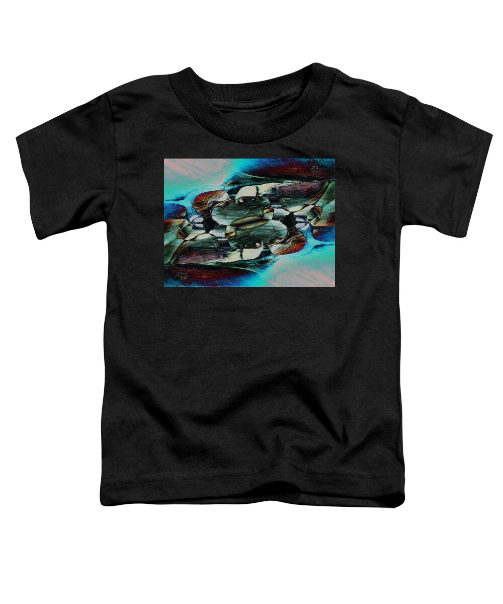 Abstract Toddler T-Shirt featuring the photograph Red Rock Canyon Blues 2 by Stephanie Grant