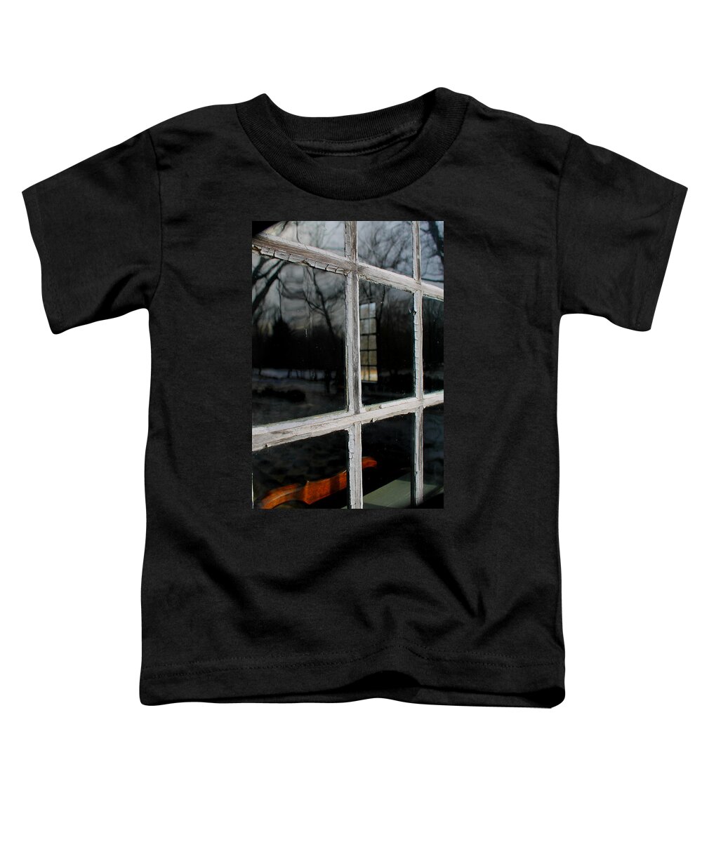 Window Toddler T-Shirt featuring the photograph Reflection by Jeff Heimlich