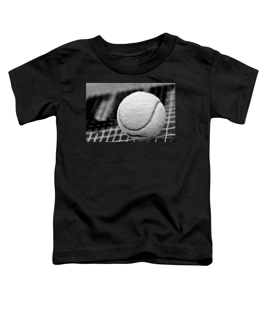 Photography Toddler T-Shirt featuring the photograph Remember the White Tennis Ball by Kaye Menner