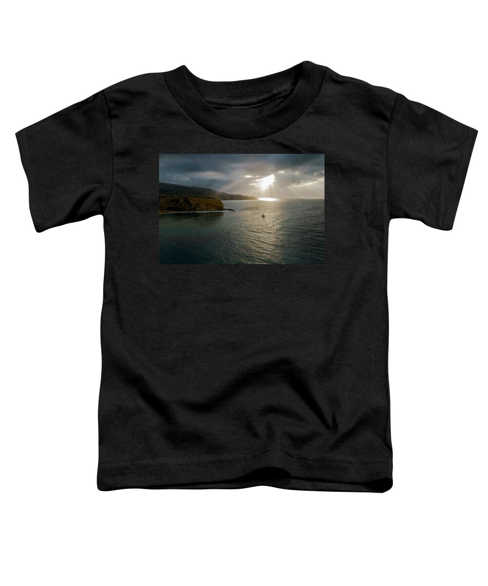 Abalone Cove Toddler T-Shirt featuring the photograph Retire into yourself Photography By Denise Dube by Denise Dube