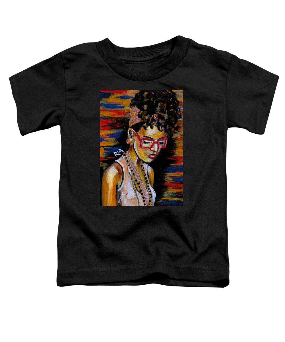 Beautiful Toddler T-Shirt featuring the photograph Romy by Artist RiA