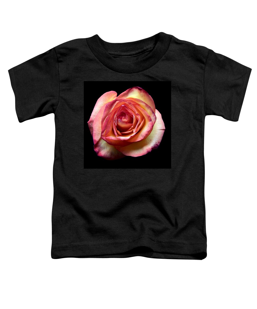 Flowers Toddler T-Shirt featuring the photograph Rose II Still Life Flower Art Poster by Lily Malor