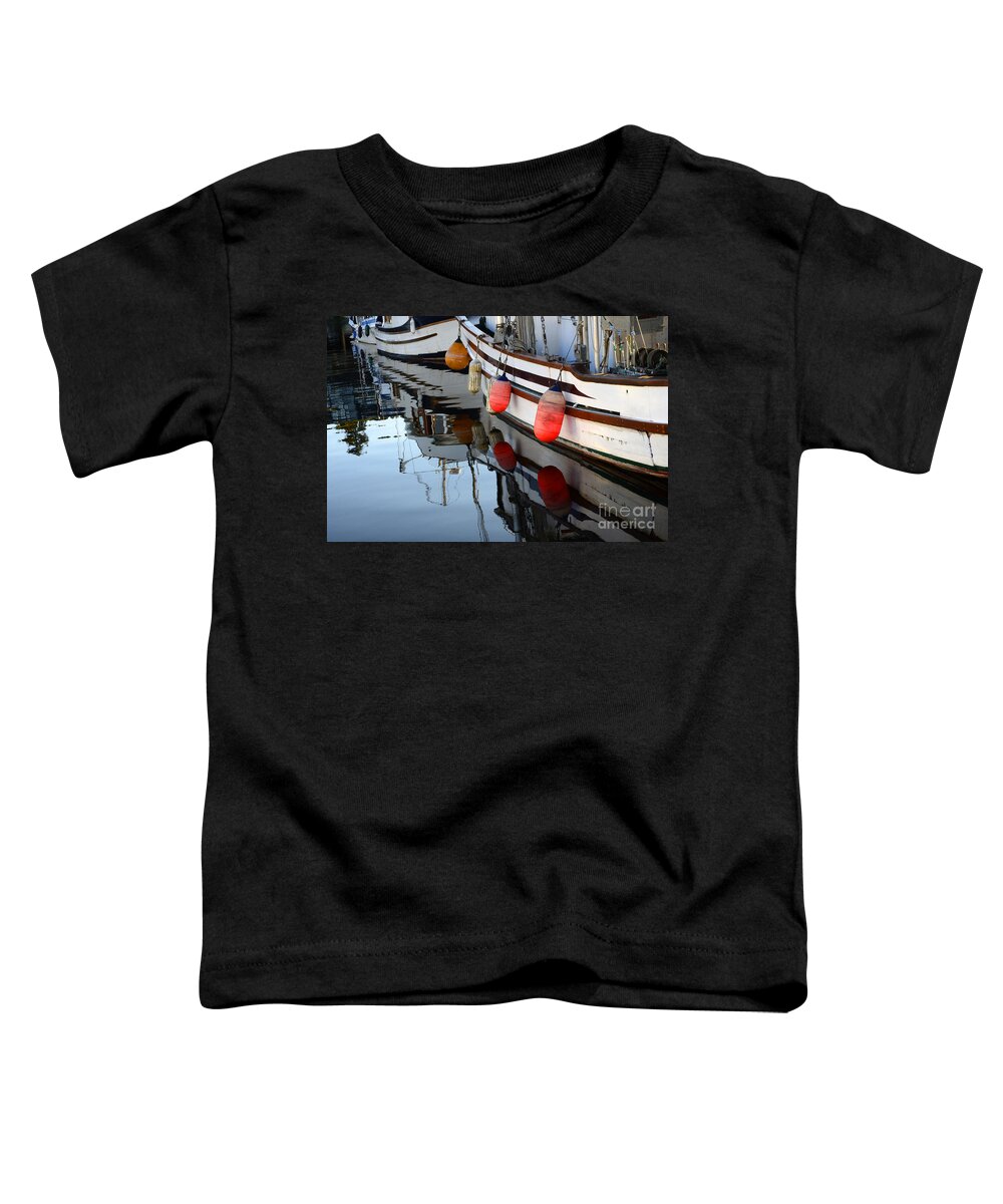 Boat Toddler T-Shirt featuring the photograph Safe Harbour by Bob Christopher