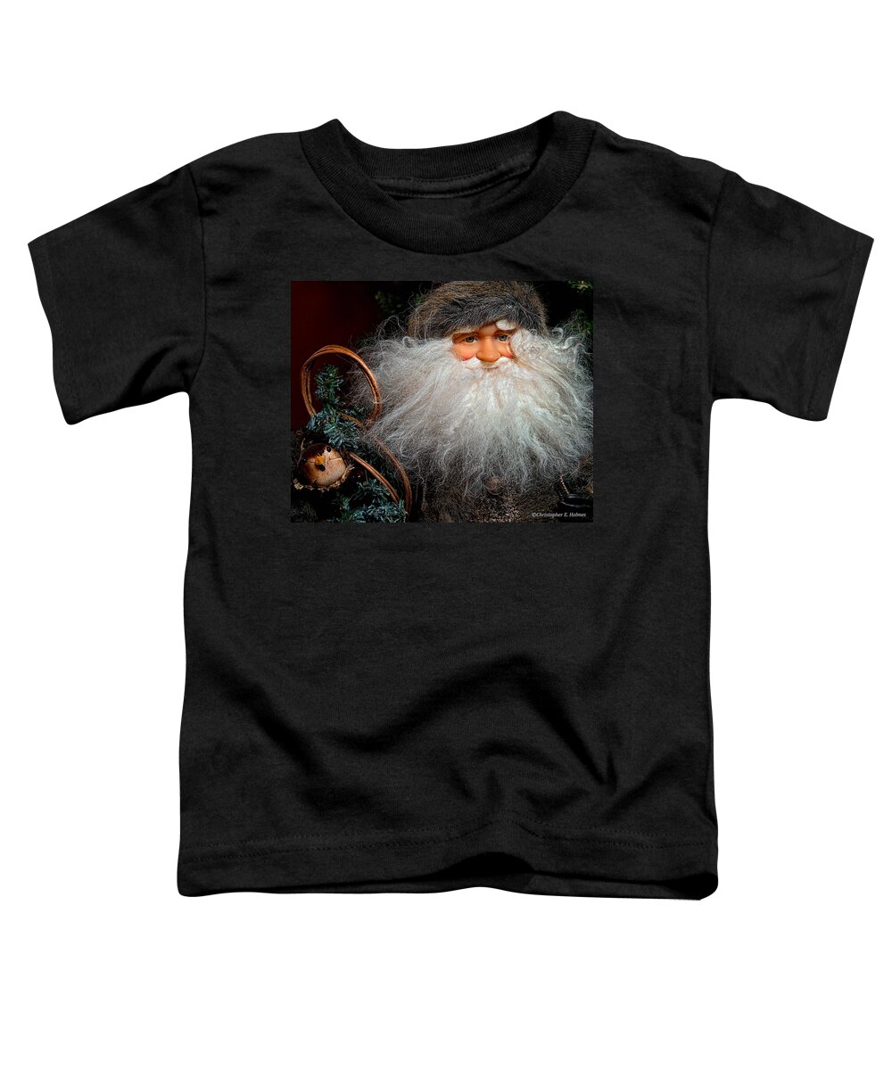 Santa Clause Toddler T-Shirt featuring the photograph Santa Claus by Christopher Holmes