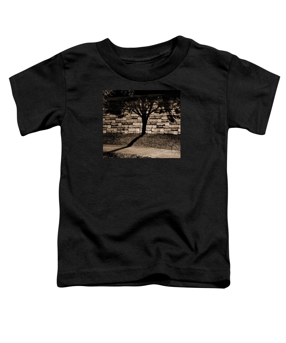 Tree Toddler T-Shirt featuring the photograph Shadow Tree by Karen Adams