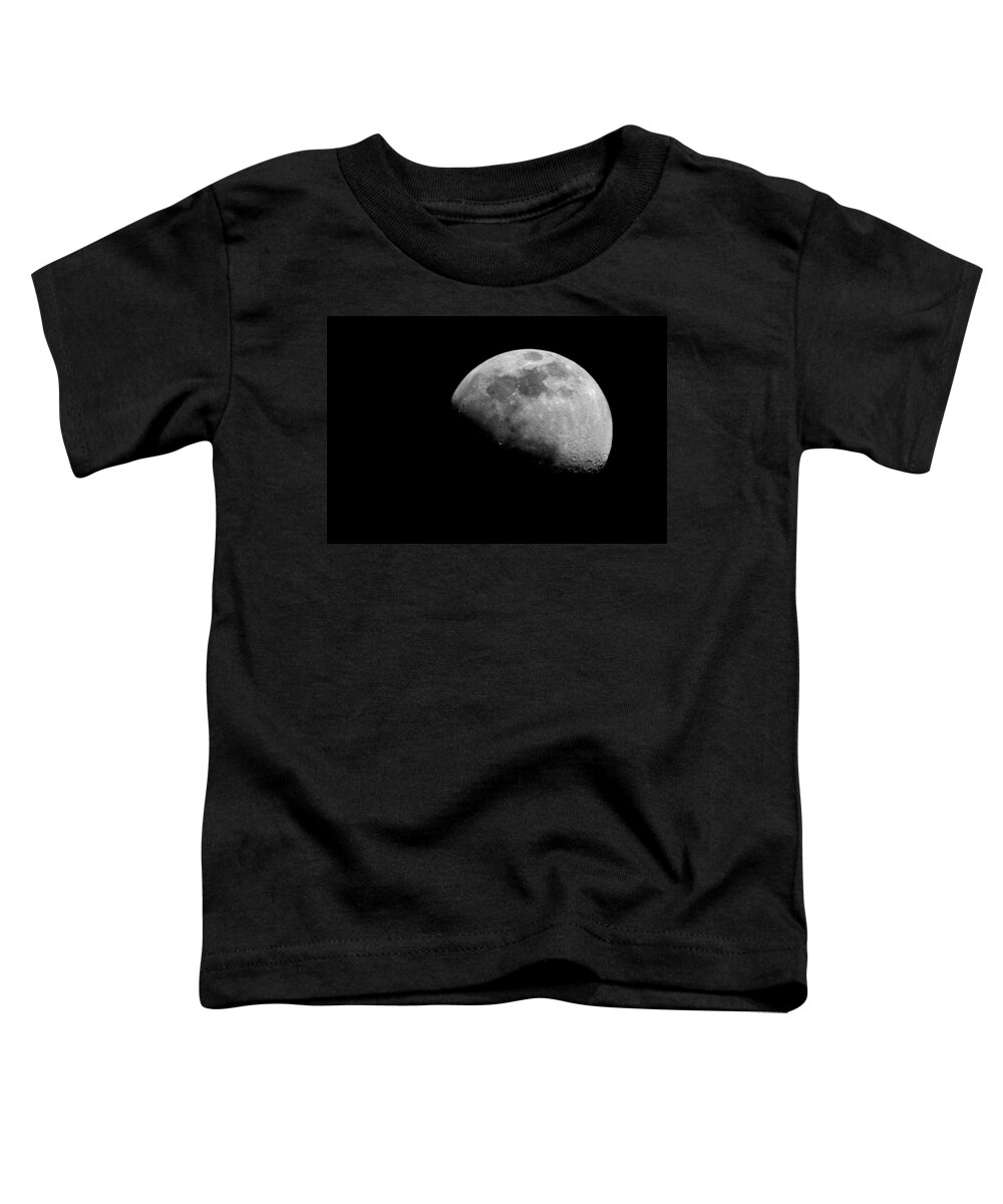 Night Toddler T-Shirt featuring the photograph Silver Moon by AM FineArtPrints