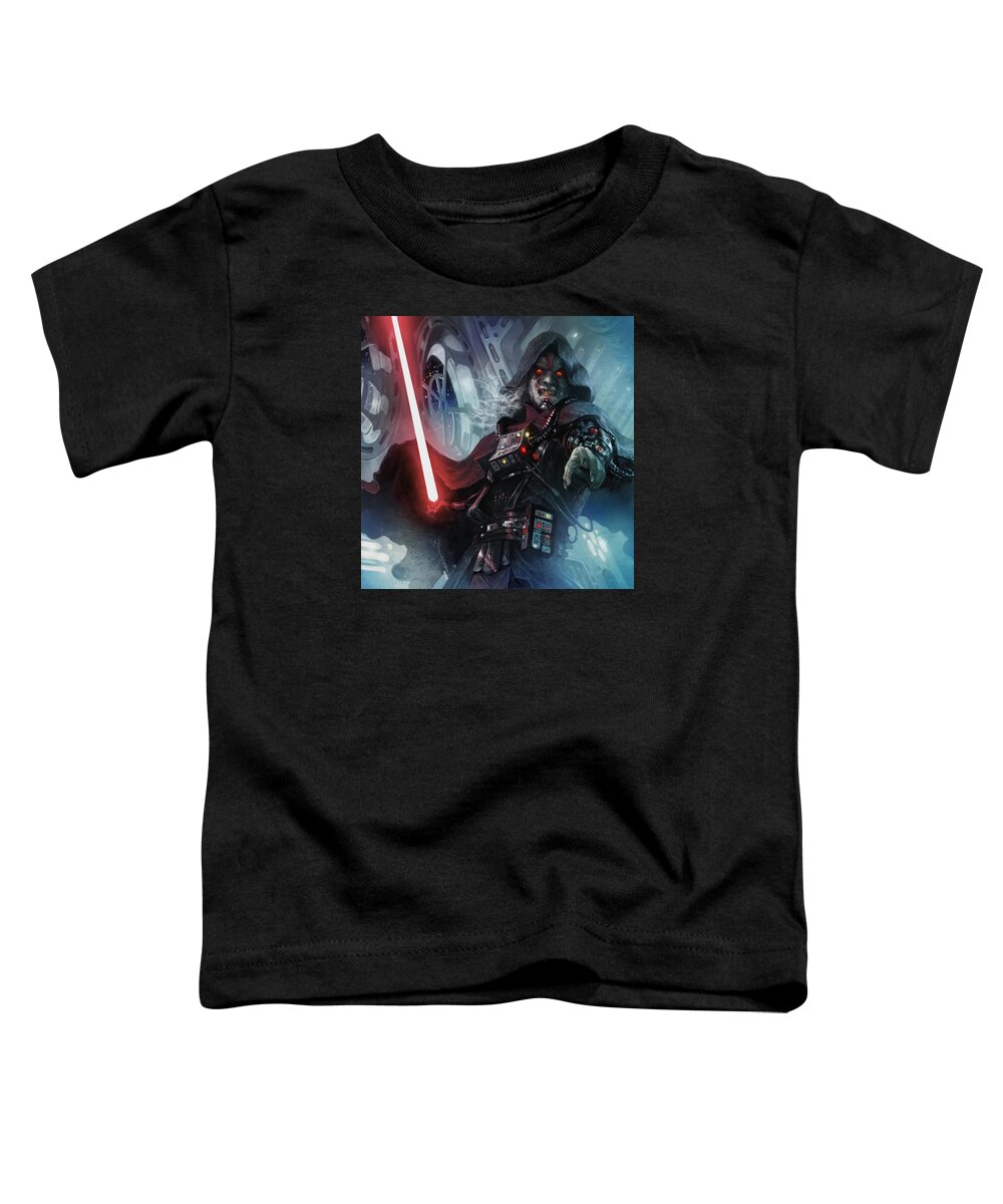 Star Wars Toddler T-Shirt featuring the digital art Sith Cultist by Ryan Barger