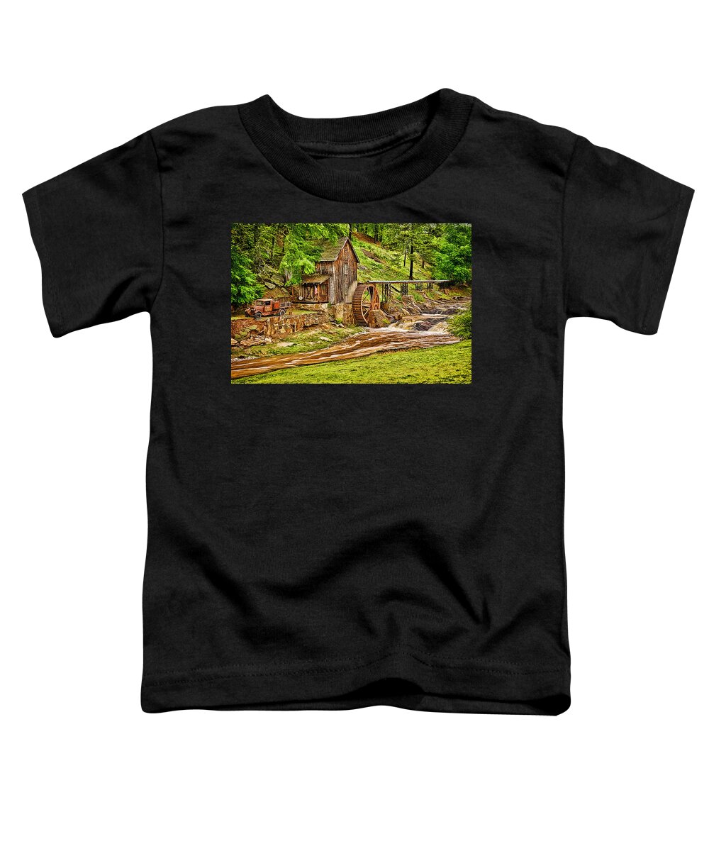 Mill Toddler T-Shirt featuring the photograph Sixes Mill by Priscilla Burgers