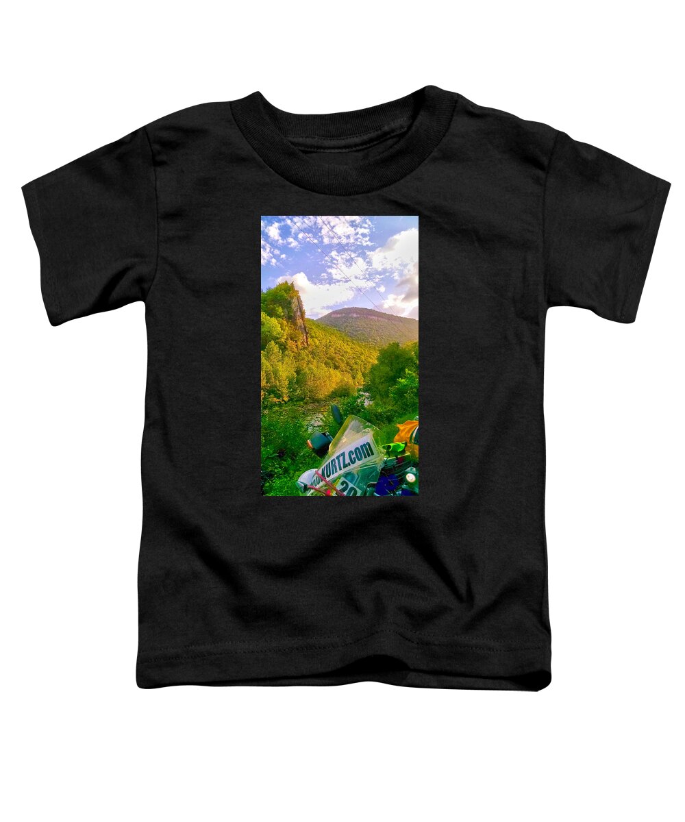 Smoke Hole Canyon Toddler T-Shirt featuring the photograph Smoke Hole Canyon by Jeff Kurtz