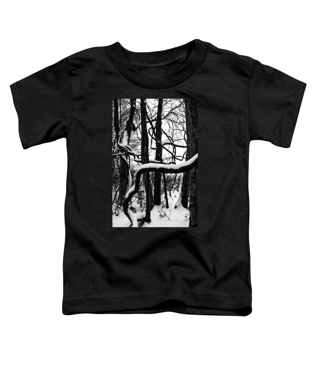 Photo Toddler T-Shirt featuring the photograph Snow in the Jungle by John Haldane