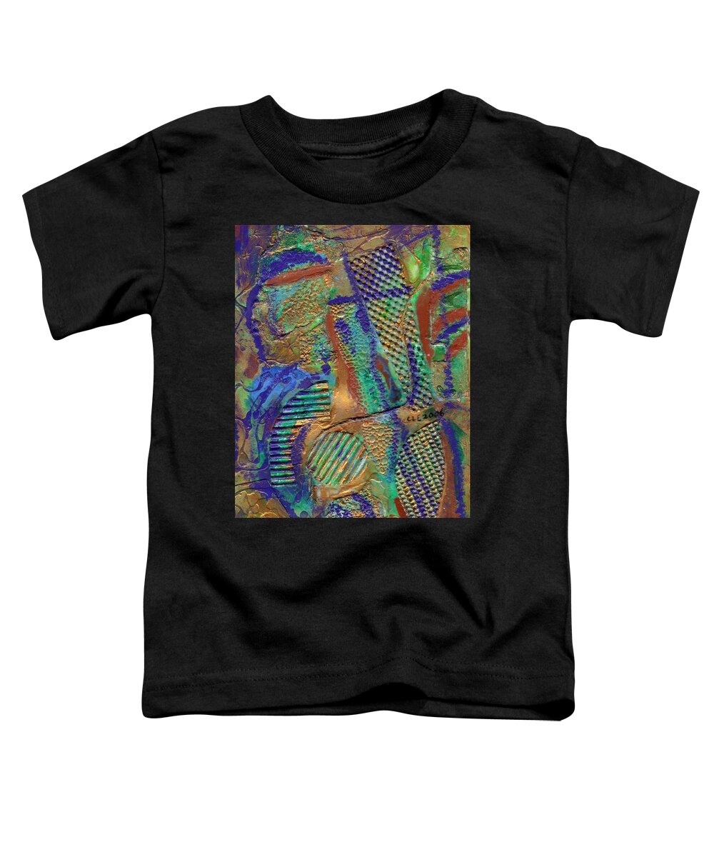 Painting Toddler T-Shirt featuring the painting Soothing and Such by Cleaster Cotton