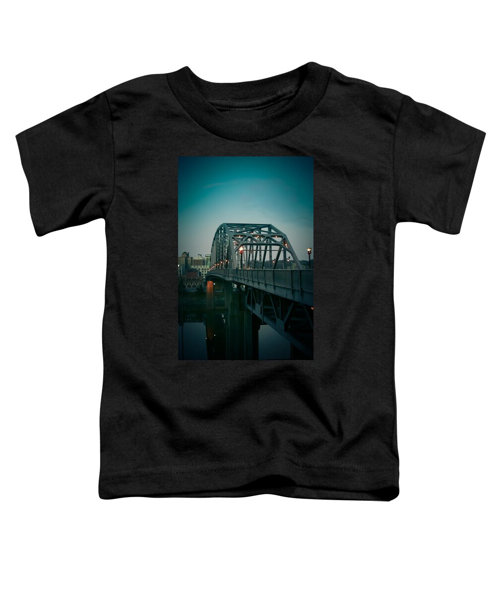 Southside Toddler T-Shirt featuring the photograph Southside Bridge by Shane Holsclaw