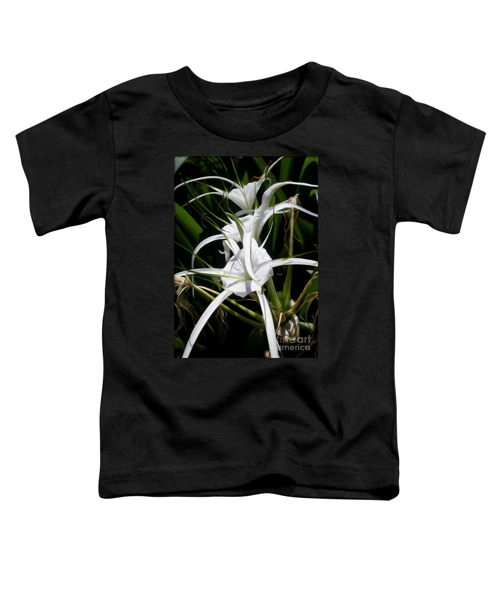Photography Toddler T-Shirt featuring the photograph Spider Lily by Kaye Menner