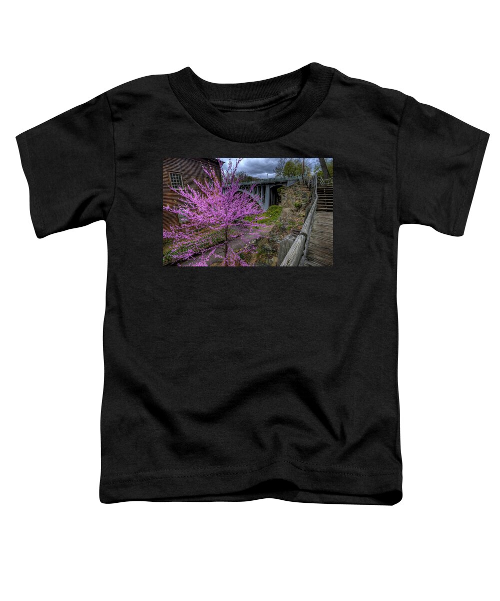 Spring Toddler T-Shirt featuring the photograph Spring at the Mill by David Dufresne