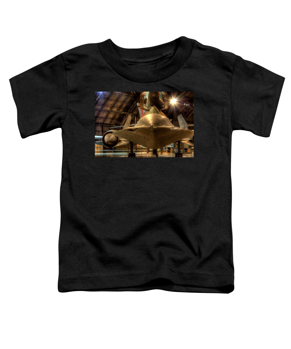  Toddler T-Shirt featuring the photograph SR-71 Open Cockpit by David Dufresne