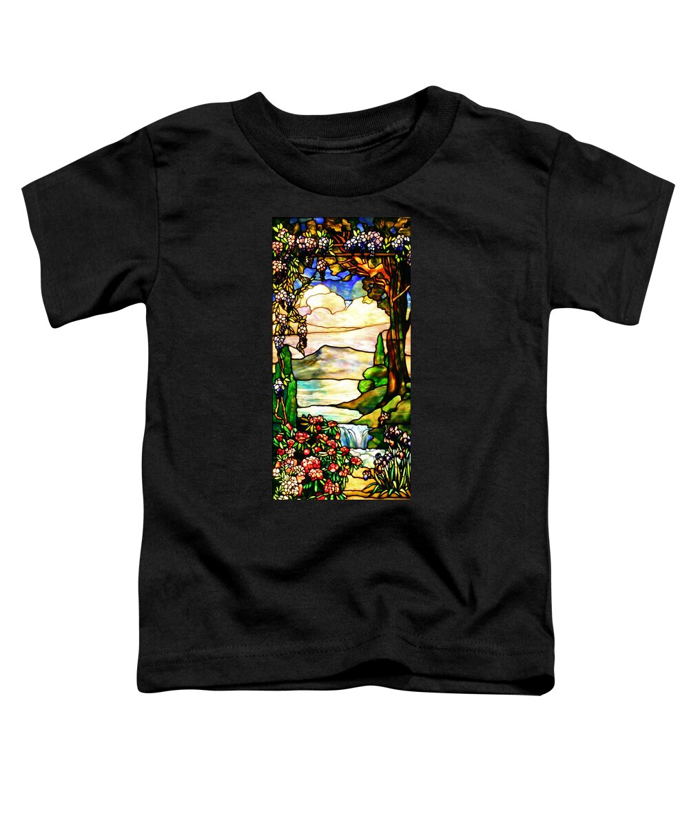 Tiffany Toddler T-Shirt featuring the photograph Stained Glass No Border by Kristin Elmquist