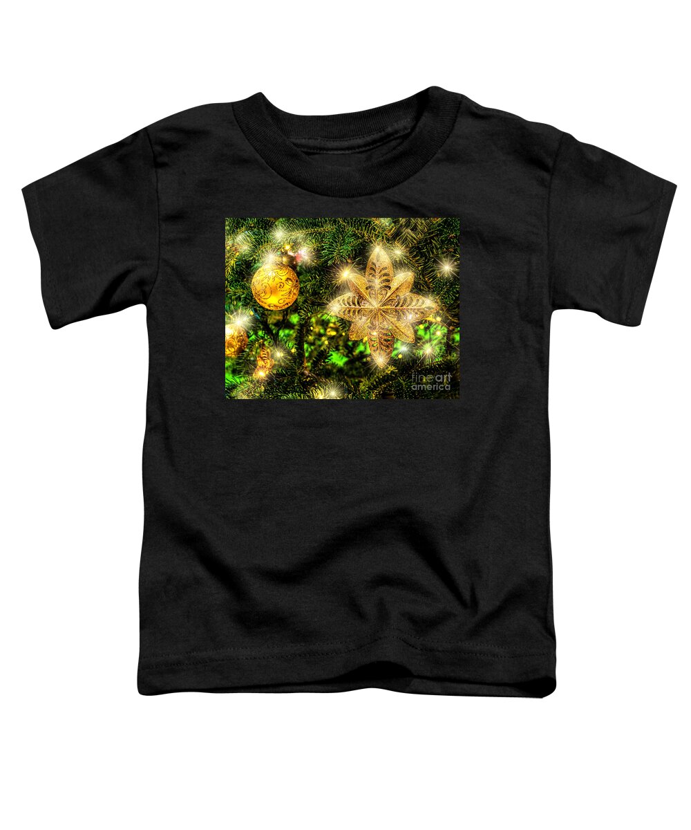 Stars Toddler T-Shirt featuring the photograph Stary Christmas by Nick Zelinsky Jr