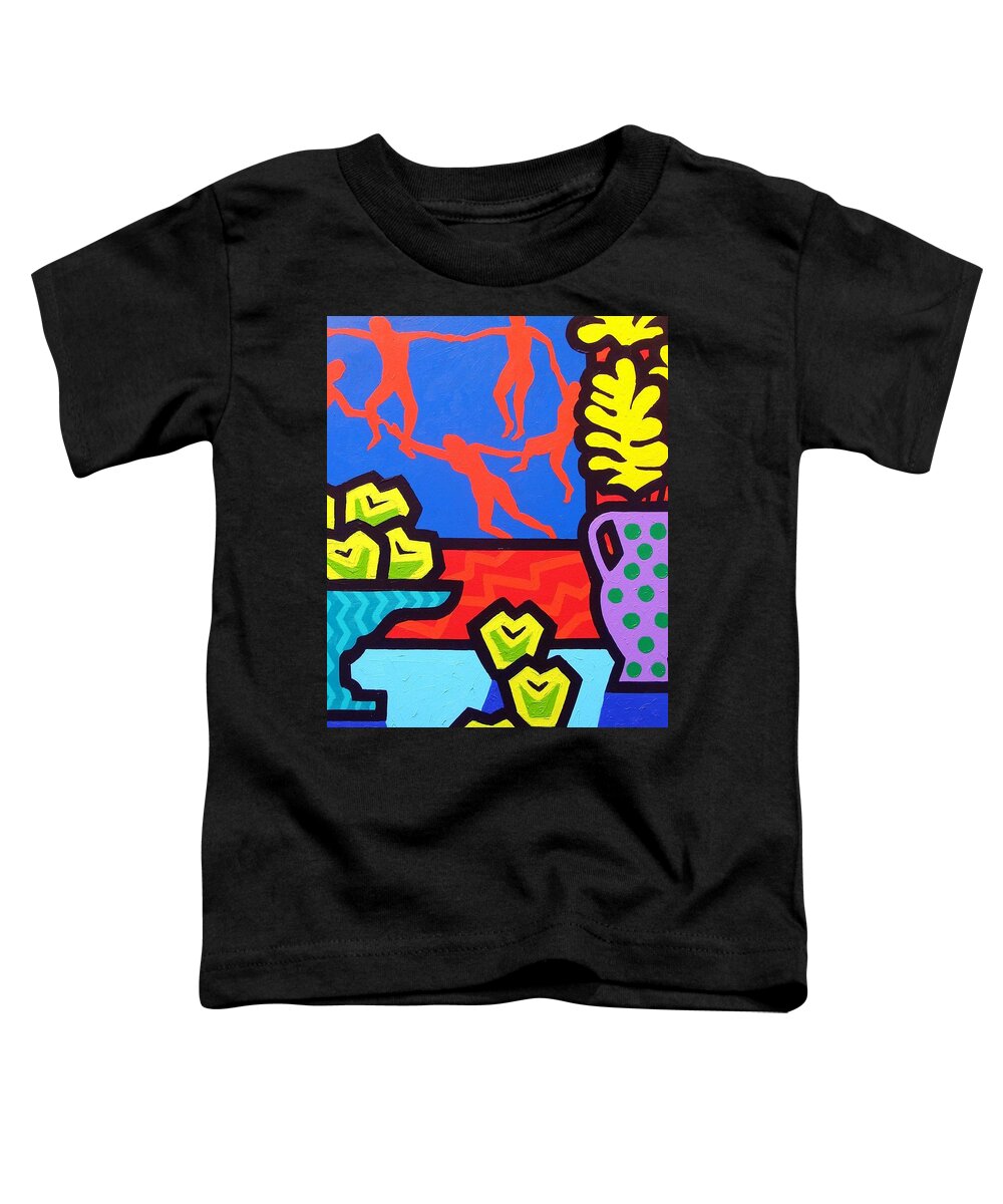 Modern Toddler T-Shirt featuring the painting Still Life With Matisse by John Nolan