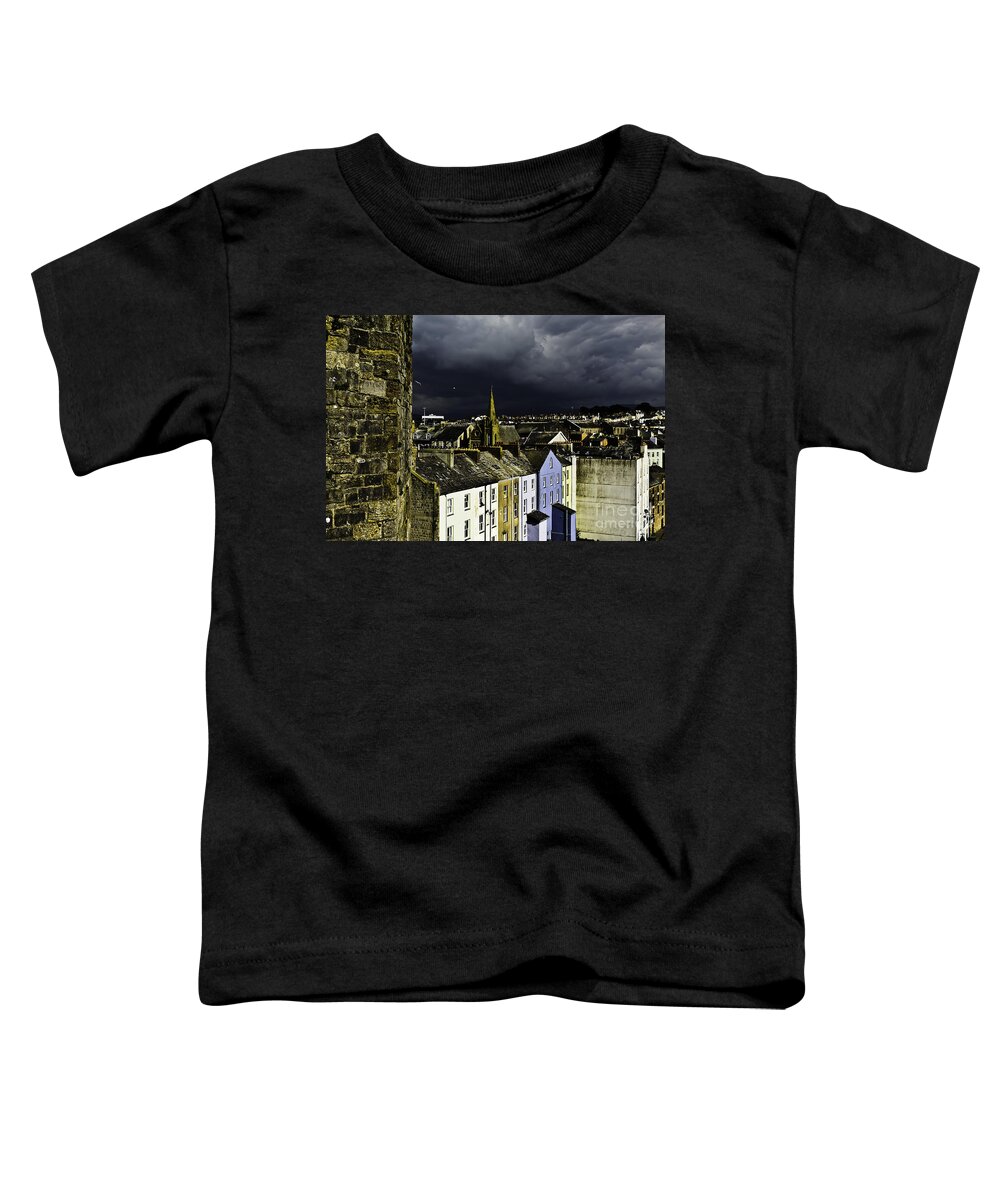 Travel Toddler T-Shirt featuring the photograph Storm over Conwy by Elvis Vaughn