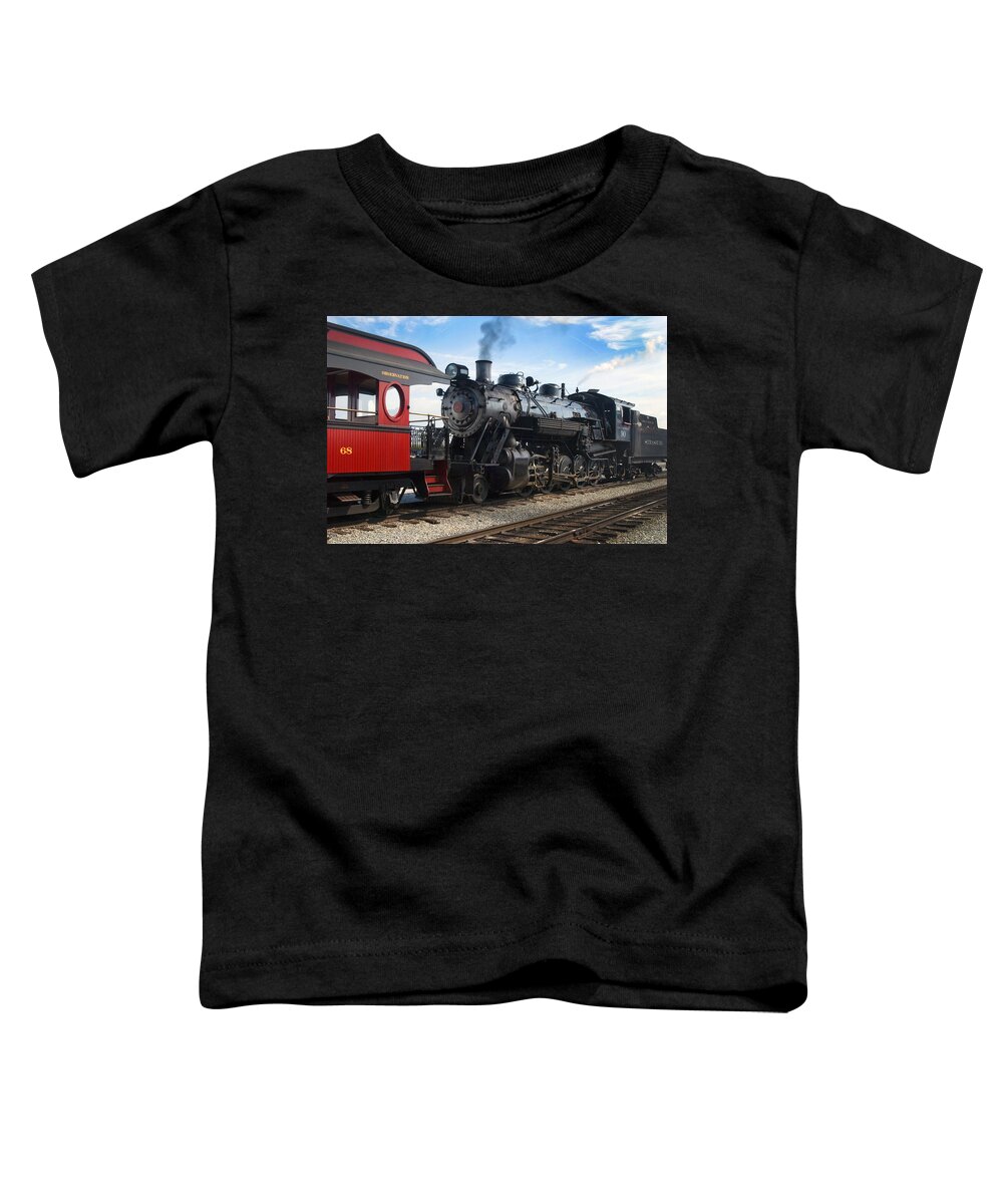 Railroad Toddler T-Shirt featuring the photograph Strasburg Railroad - 1051 by Paul W Faust - Impressions of Light
