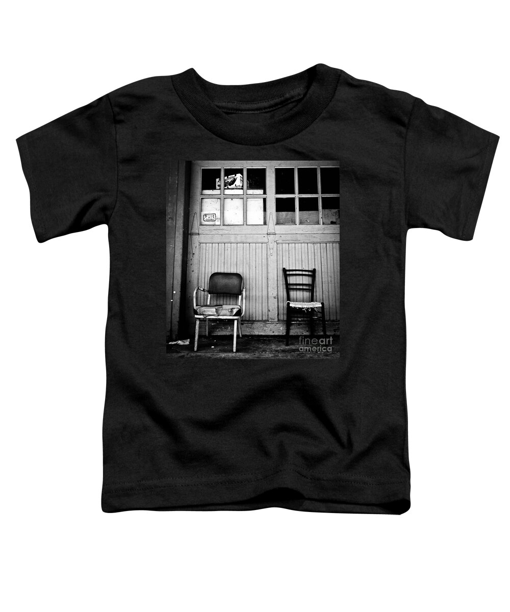 Chair Toddler T-Shirt featuring the photograph Strip District Doorway Number Eight by Amy Cicconi