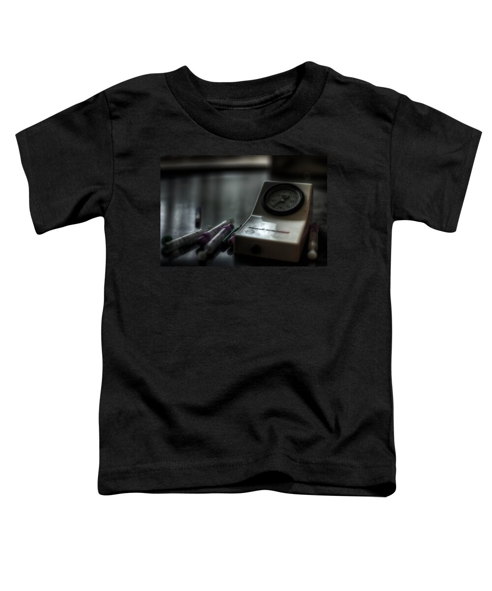 German Toddler T-Shirt featuring the digital art Syringe and gauge  by Nathan Wright