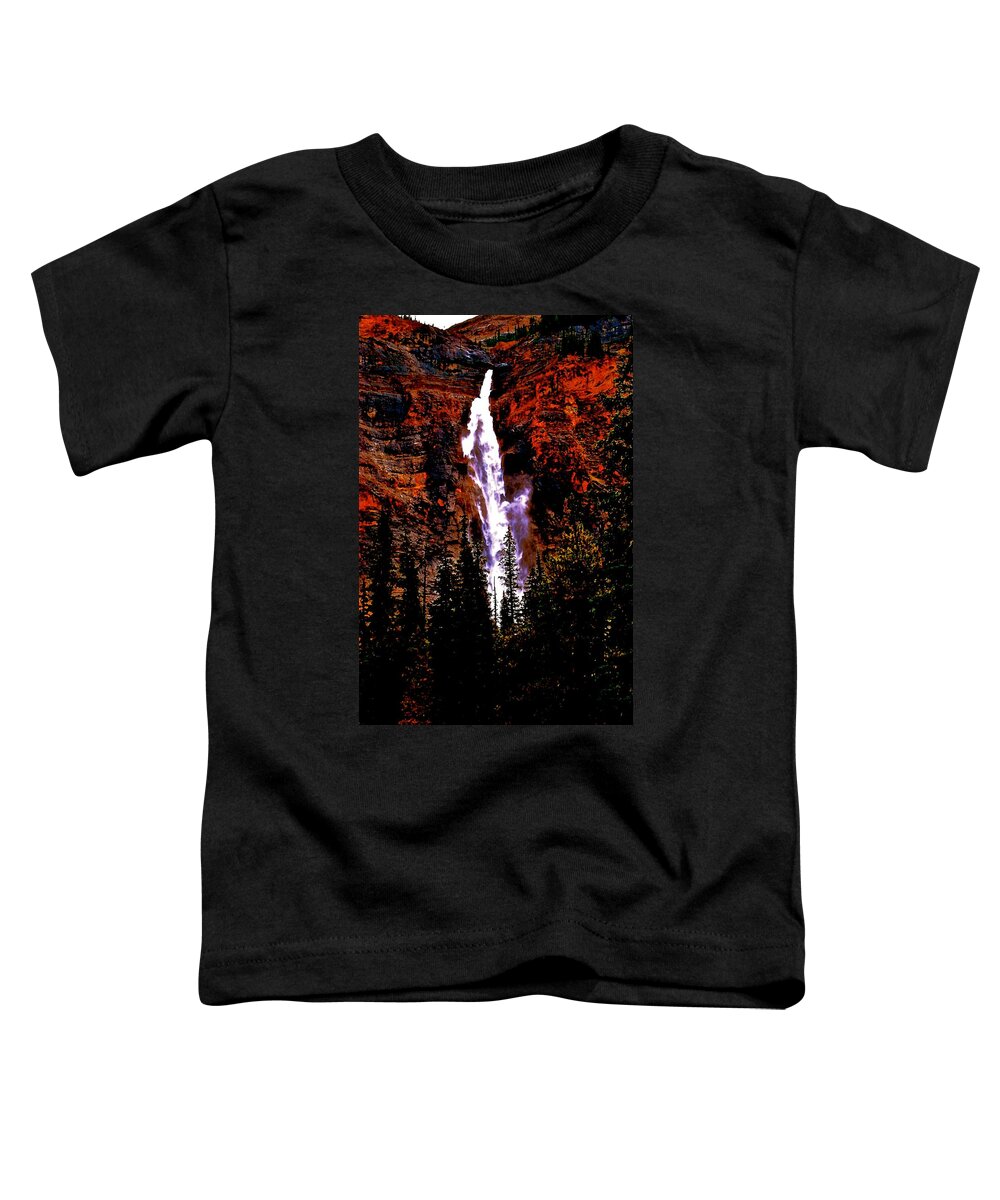 Water Fall Toddler T-Shirt featuring the photograph Takakwa Falls by Jim Hogg
