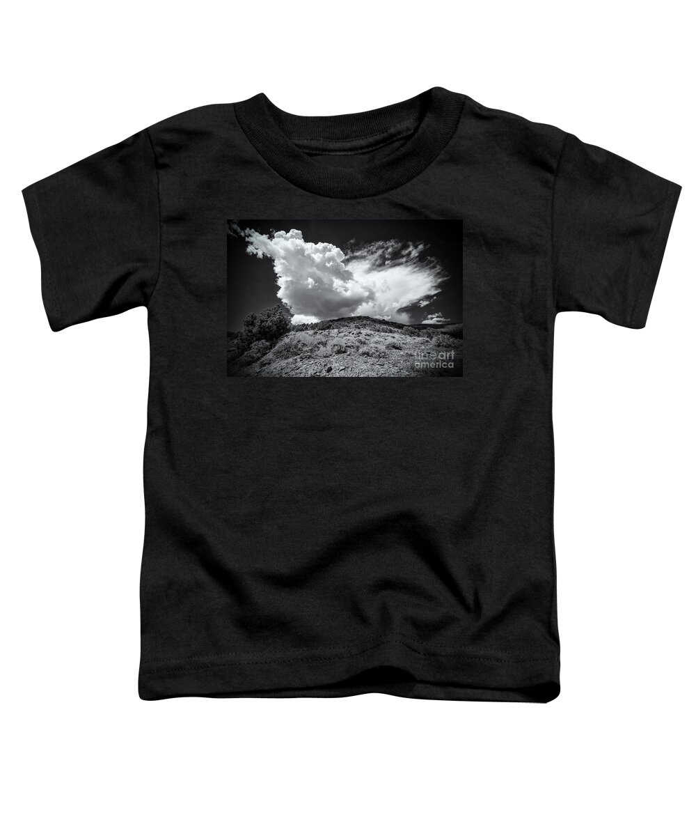 Black And White Photography Toddler T-Shirt featuring the photograph The Cloud by Jennifer Magallon