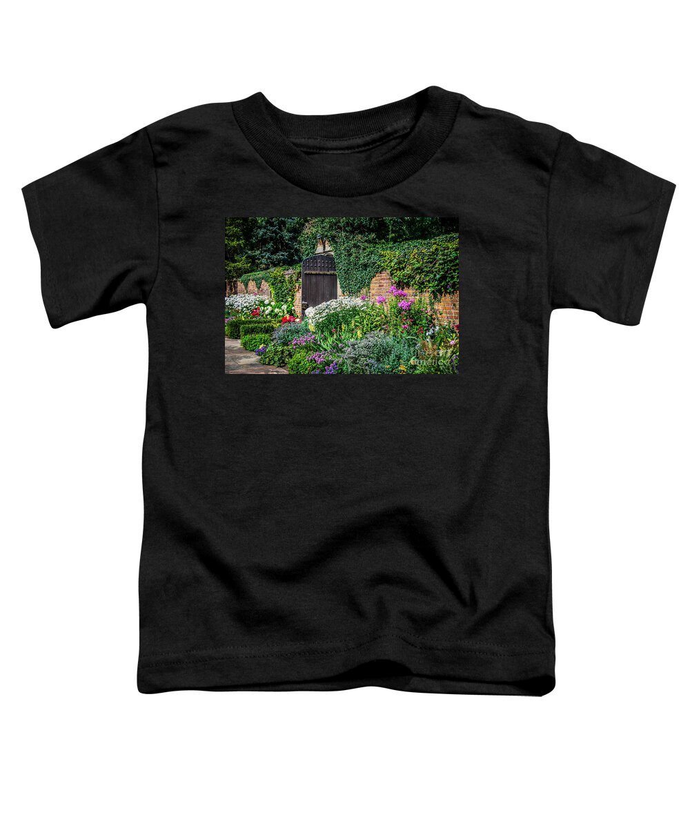 Garden Toddler T-Shirt featuring the photograph The Garden Gate by Grace Grogan