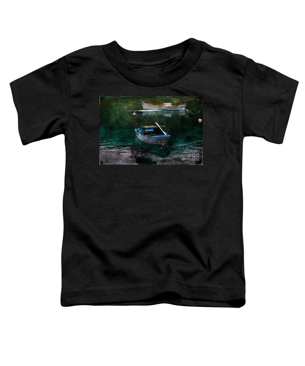 Fishing_boat Toddler T-Shirt featuring the photograph The Greek Way by Randi Grace Nilsberg