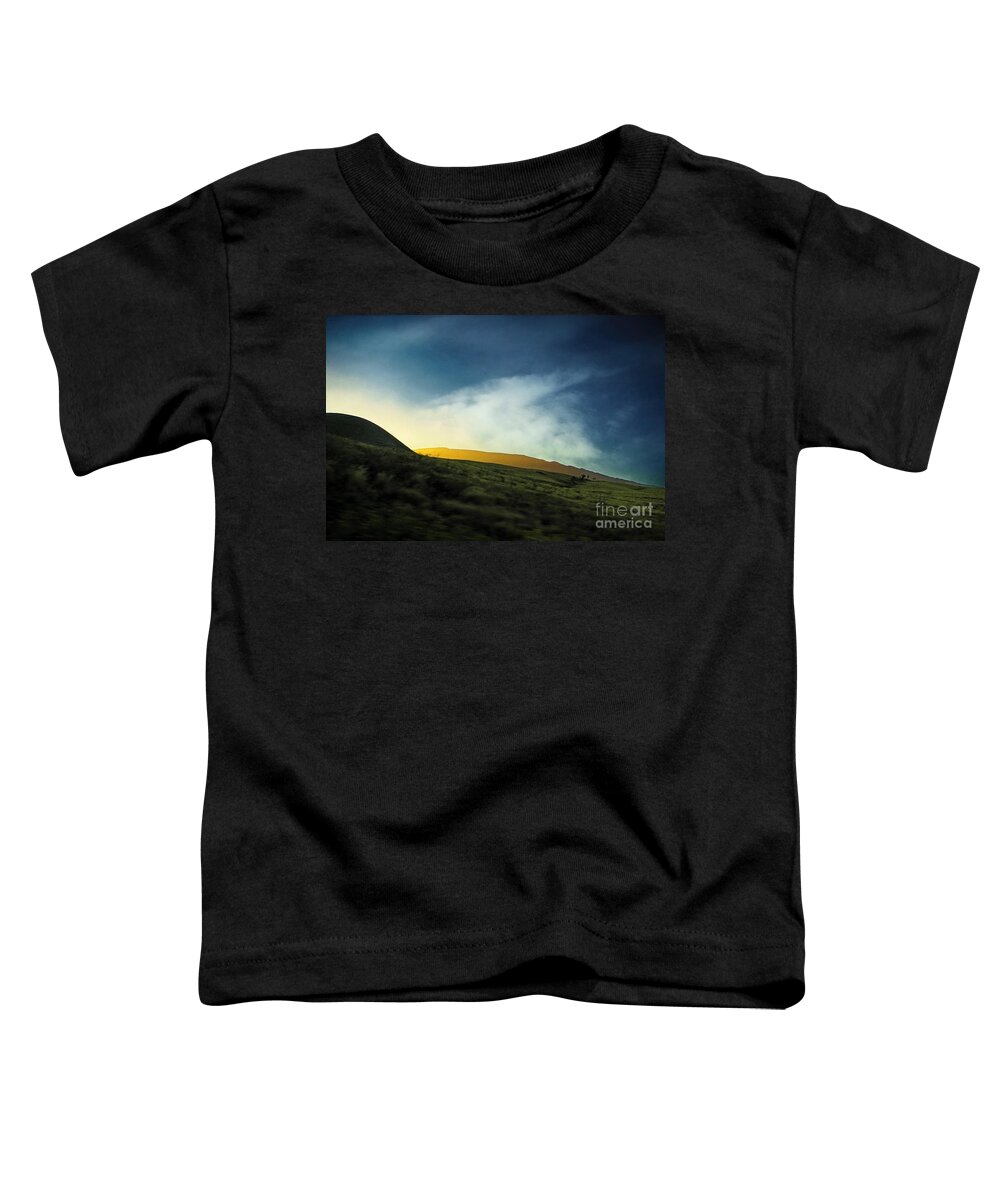 Mountains Toddler T-Shirt featuring the photograph The Journey by Ellen Cotton