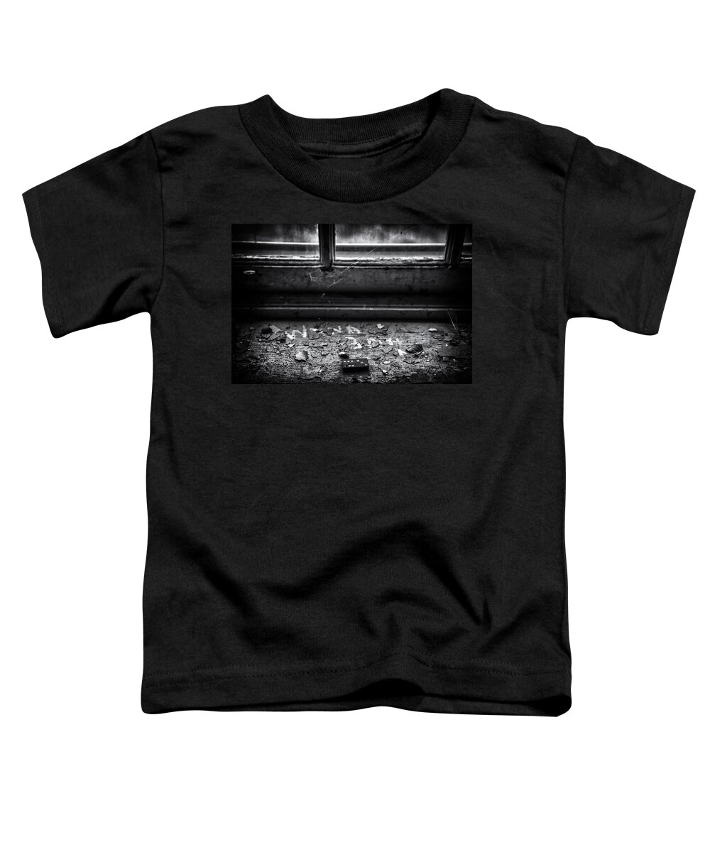 Black And White Toddler T-Shirt featuring the photograph The last game by Rob Dietrich