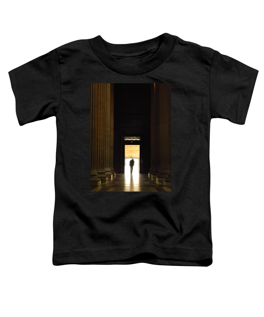 Paris Toddler T-Shirt featuring the photograph The Lonely Parisian by Marwan George Khoury