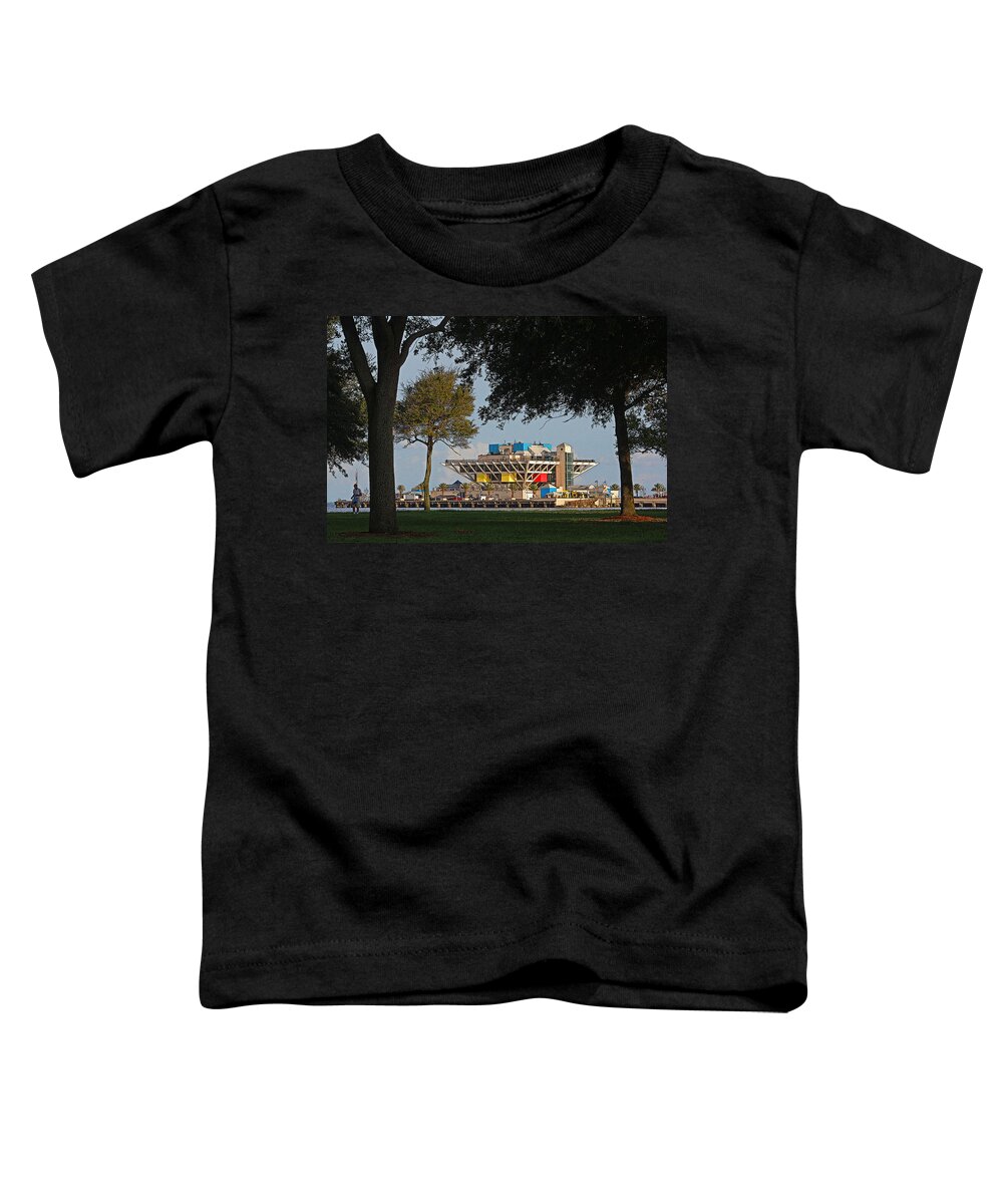 The Pier Toddler T-Shirt featuring the photograph The Pier - St. Petersburg FL by HH Photography of Florida
