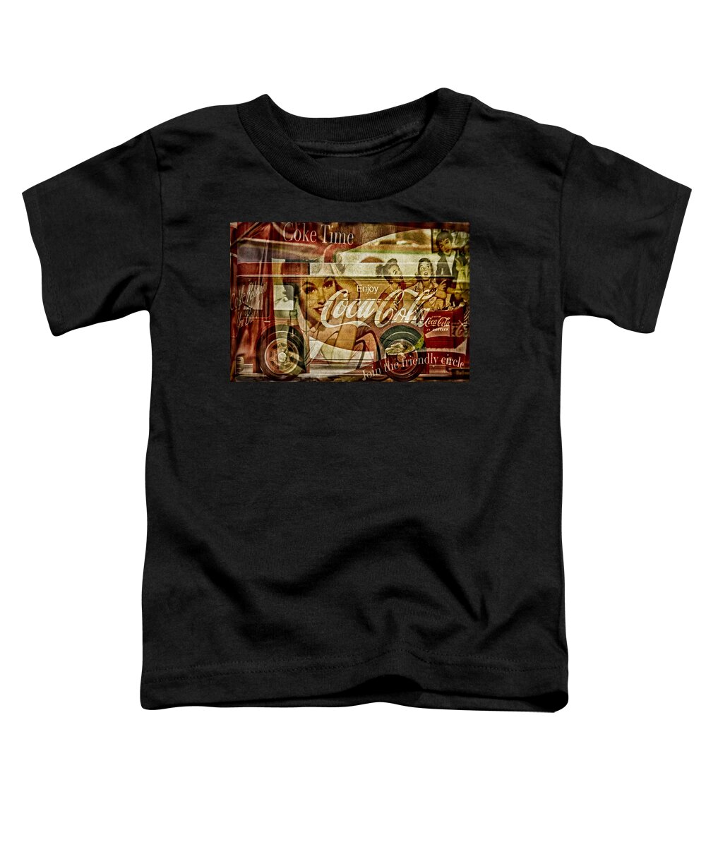 Coca Cola Toddler T-Shirt featuring the photograph The Real Thing by Susan Candelario