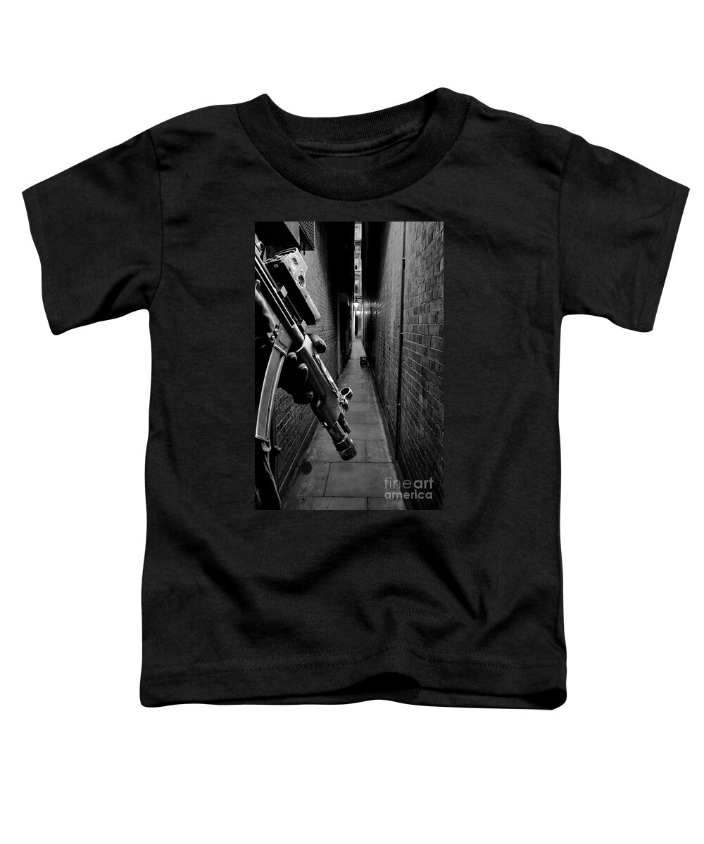 Machine Gun Toddler T-Shirt featuring the photograph The Search is On by Jasna Buncic