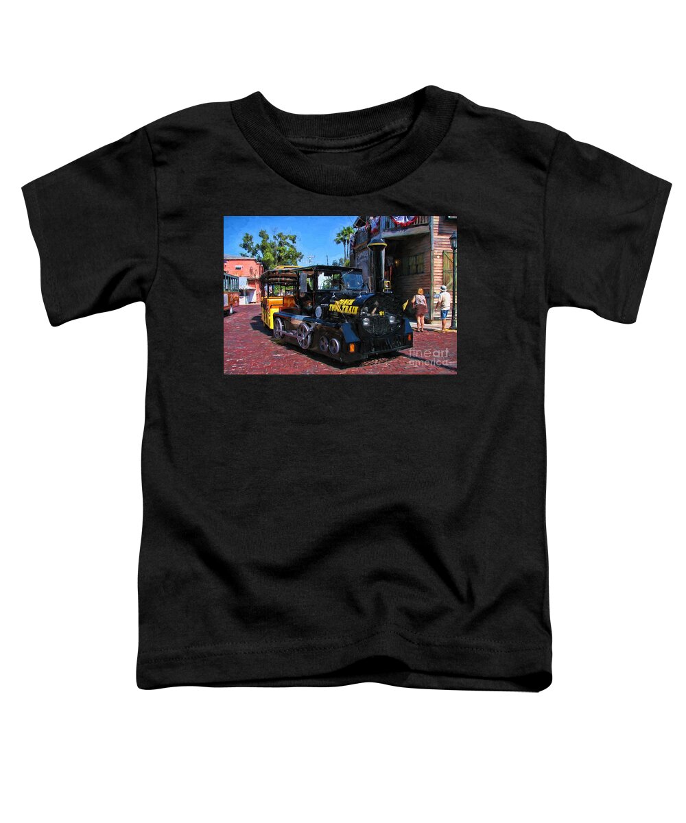 Trolley Toddler T-Shirt featuring the photograph The Trolley by Peggy Hughes