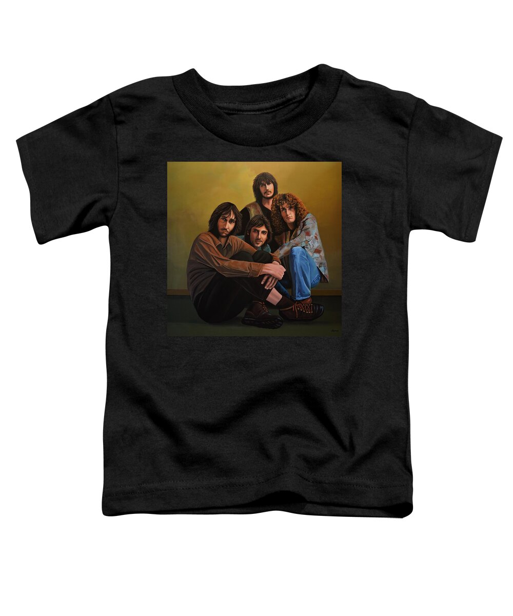 The Who Toddler T-Shirt featuring the painting The Who by Paul Meijering