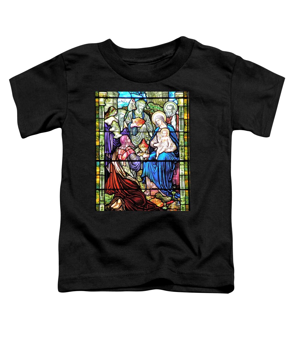 Christmas Toddler T-Shirt featuring the photograph Three Wise Men - Visitation of the Magi by Kim Bemis