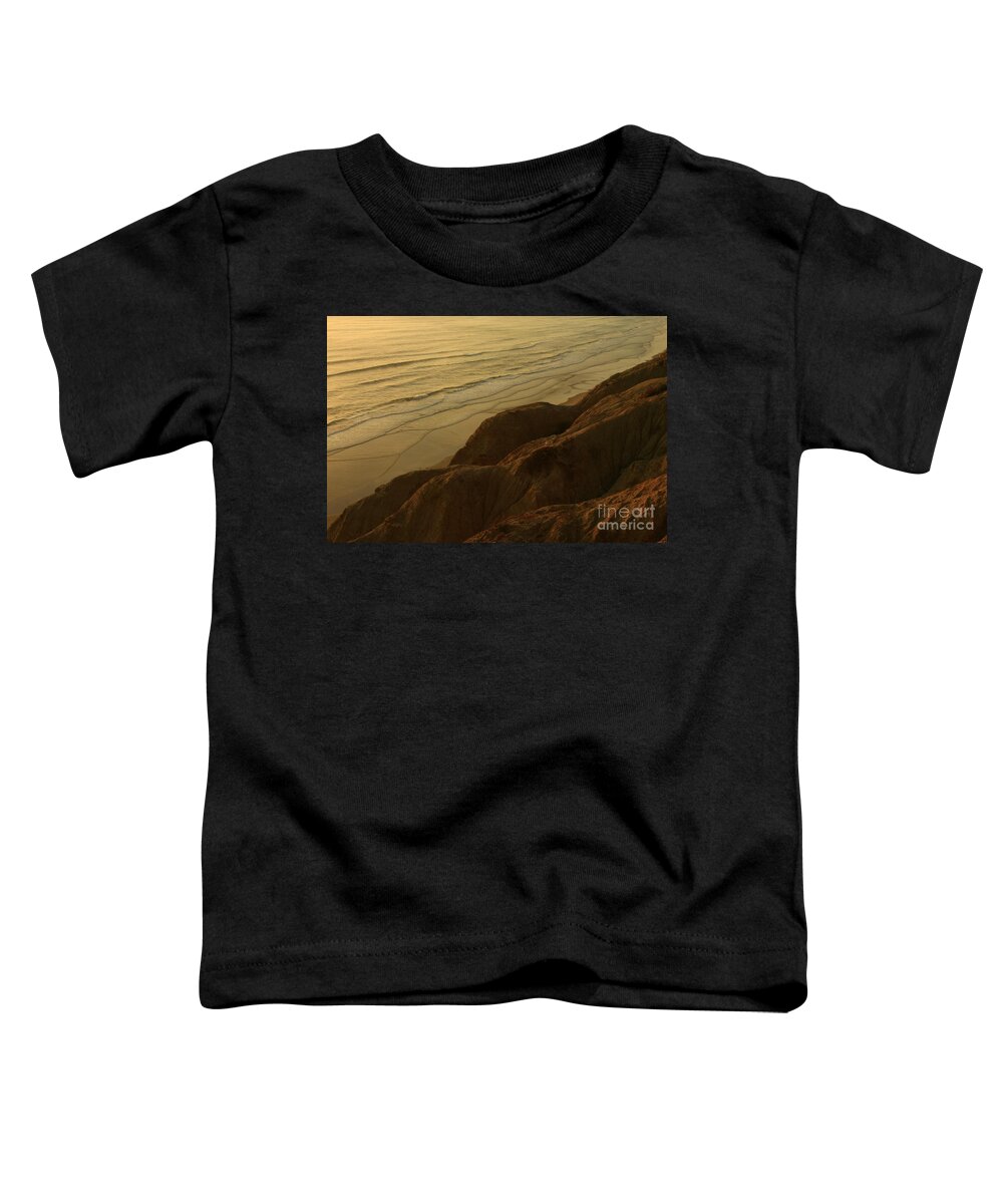 Landscapes Toddler T-Shirt featuring the photograph Torrey Pines Waves by John F Tsumas