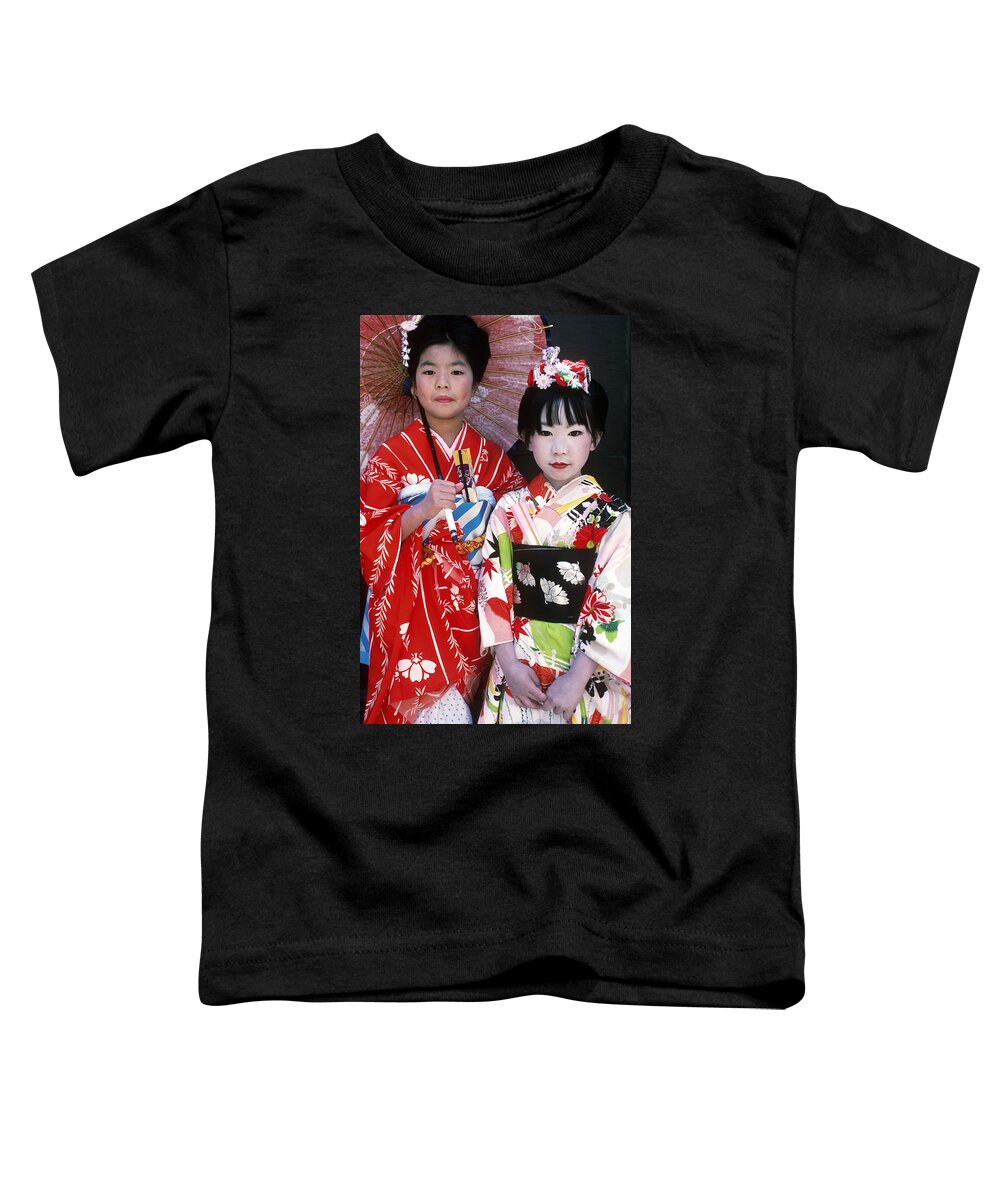 Japan Toddler T-Shirt featuring the photograph Traditional Japanese Clothing by Susan McCartney