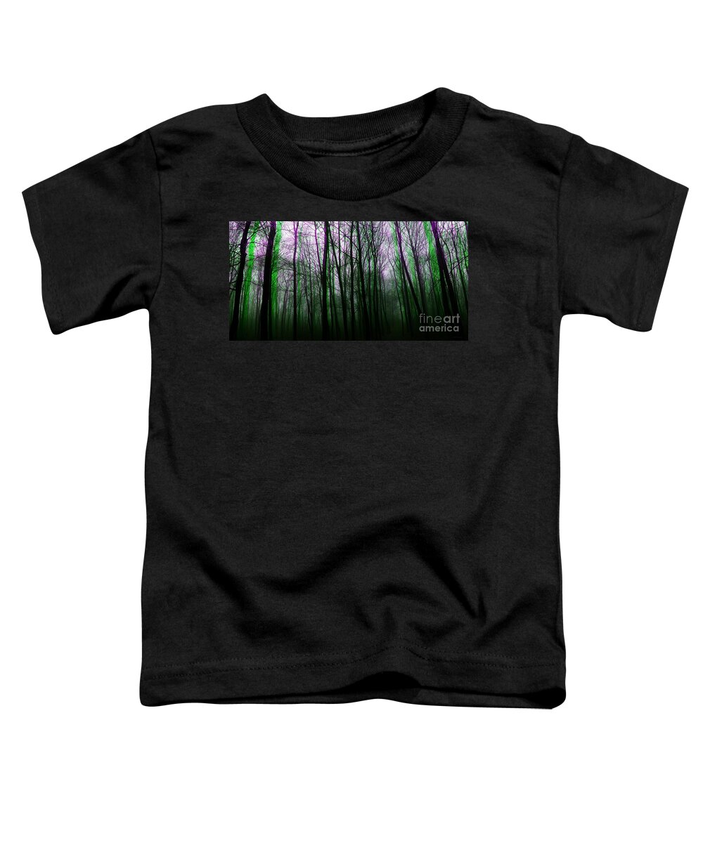 Nature Toddler T-Shirt featuring the digital art Forest For The Trees 2 by Elizabeth McTaggart