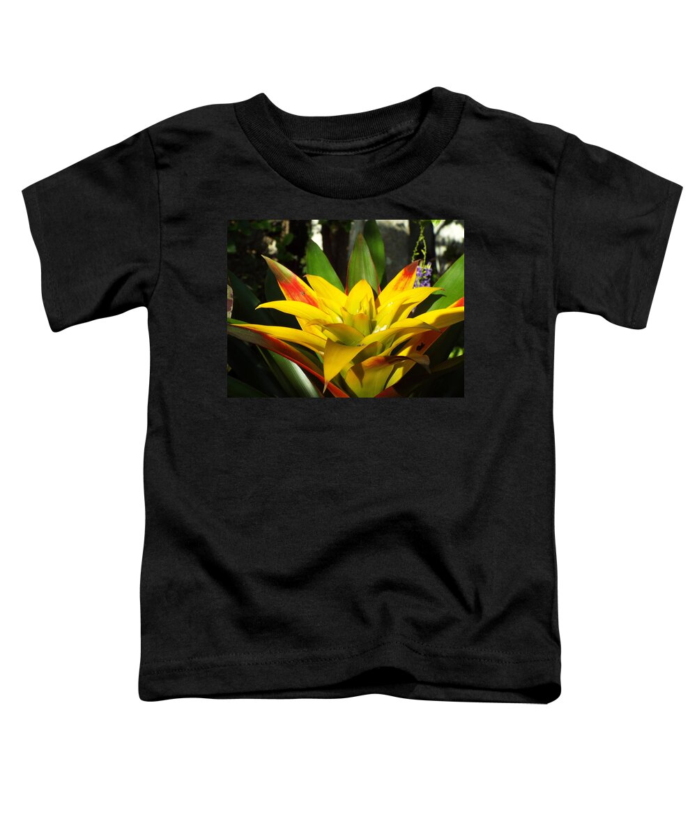 Yellow Toddler T-Shirt featuring the photograph Tropical by Caryl J Bohn