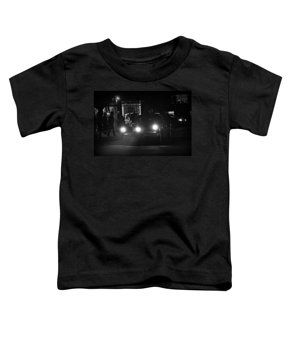 Tucker Toddler T-Shirt featuring the photograph Tucker Noir by Steve Natale