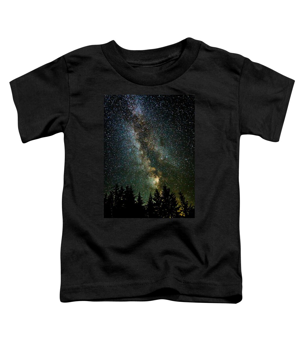 Twinkle Twinkle A Million Stars Toddler T-Shirt featuring the photograph Twinkle Twinkle A Million Stars by Wes and Dotty Weber