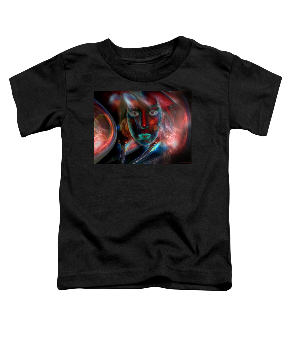 Portrait Toddler T-Shirt featuring the digital art Umbilical Connection to a Dream by Otto Rapp