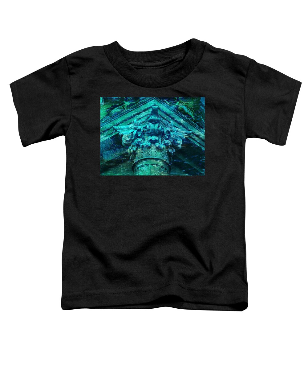 Ancient Architecture Toddler T-Shirt featuring the photograph Underwater Ancient Beautiful creation by Lilia D