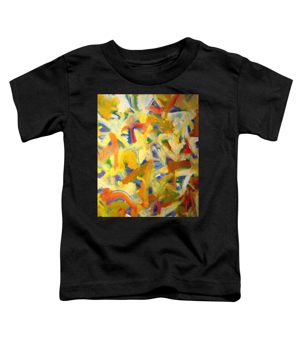 Landscape Toddler T-Shirt featuring the painting Untitled #20 by Steven Miller